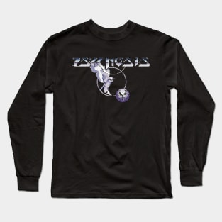 Retro Video Games Psygnosis Logo Pixellated Long Sleeve T-Shirt